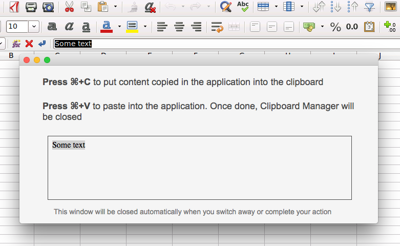 Working with Clipboard